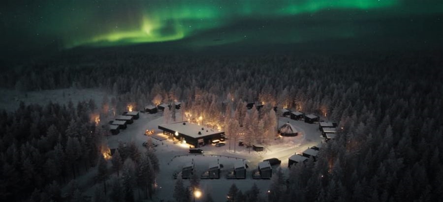 Festività natalizie Halo igloos Rovanie