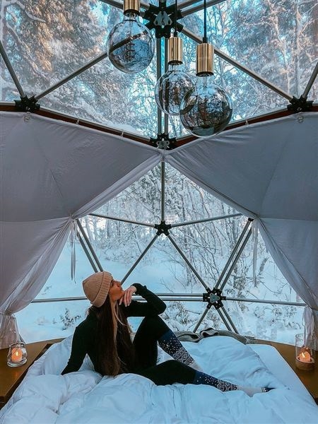 Glamping d'autunno ad Alta