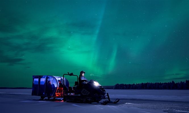 Aurora Boreale all'Apukka